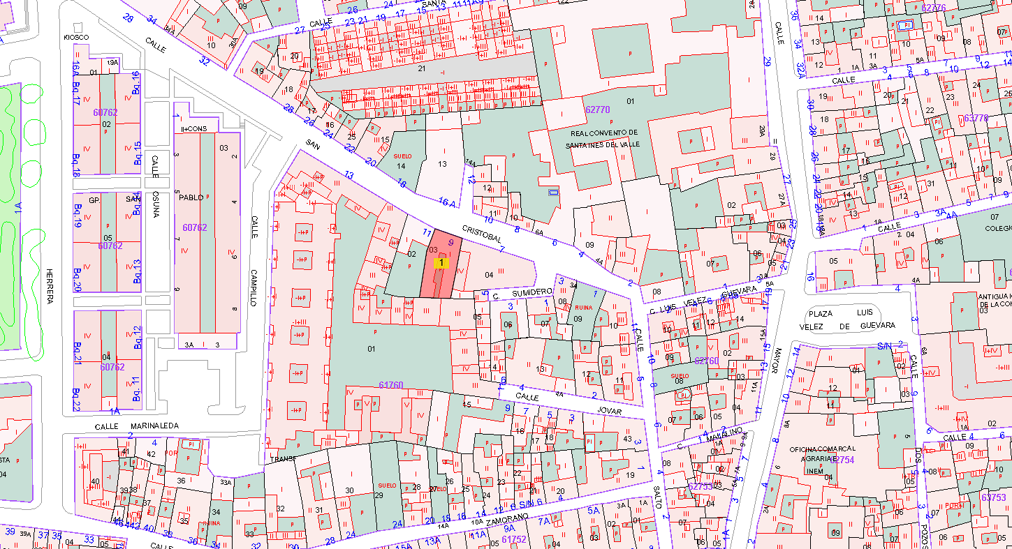 Vista aérea de la zona